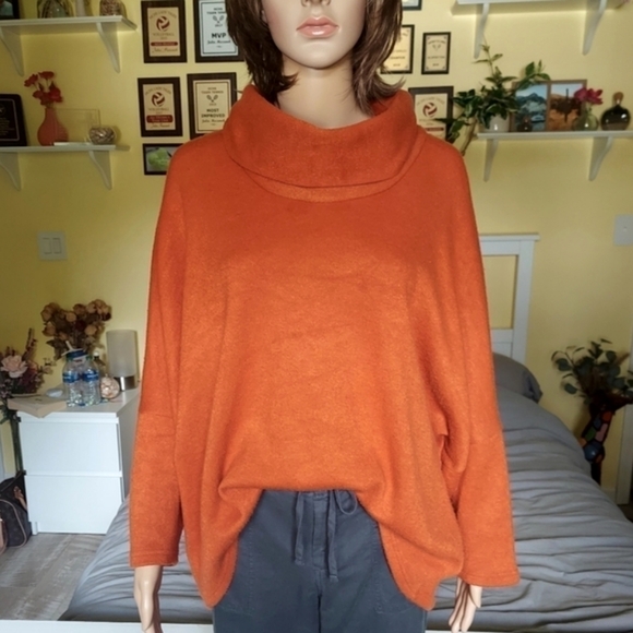 Boho Chic Cowl Neck Oversized Sweater - Picture 3 of 14